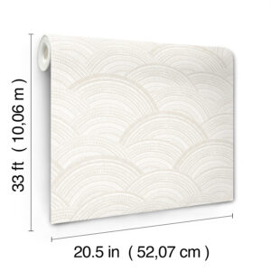 Encircle Dove Geometric Wallpaper