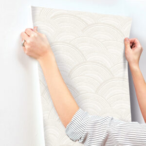 Encircle Dove Geometric Wallpaper