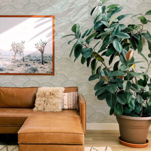 Encircle Sea Green Geometric Wallpaper