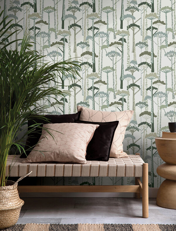 0093167 unify green forest wallpaper