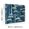 0093185 unify indigo forest wallpaper