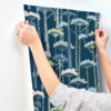 0093189 unify indigo forest wallpaper