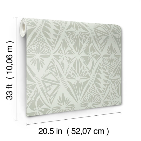 0093192 urbane sage diamonds wallpaper