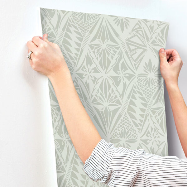 0093196 urbane sage diamonds wallpaper