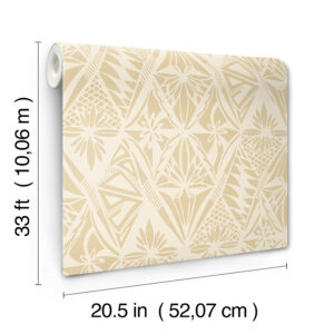 Urbane Yellow Diamonds Wallpaper