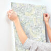 0093231 wanderer aquamarine mosiac wallpaper