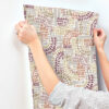 0093245 wanderer multicolor mosiac wallpaper