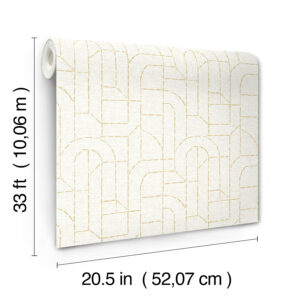 Integrity Yellow Arched Outlines Wallpaper