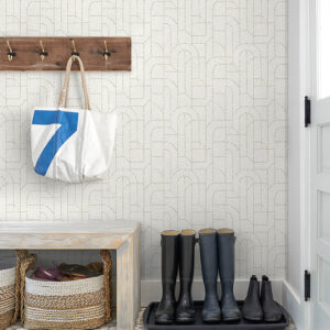 Integrity Dove Arched Outlines Wallpaper