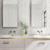 0093292 integrity grey arched outlines wallpaper