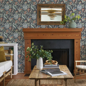 Valdivian Moss Floral Wallpaper