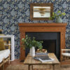0093327 valdivian indigo floral wallpaper