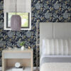 0093328 valdivian indigo floral wallpaper