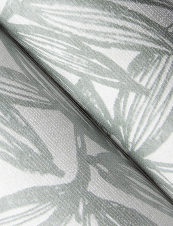 0093366 rhythmic grey leaf wallpaper