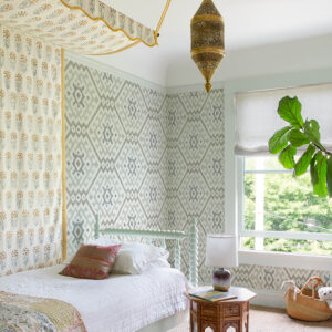 Solola Stone Ikat Wallpaper