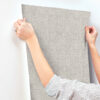 0093511 gallivant grey woven geometric wallpaper