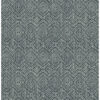 0093526 gallivant indigo woven geometric wallpaper