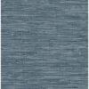 0093547 exhale indigo woven faux grasscloth wallpaper