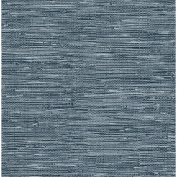0093547 exhale indigo woven faux grasscloth wallpaper
