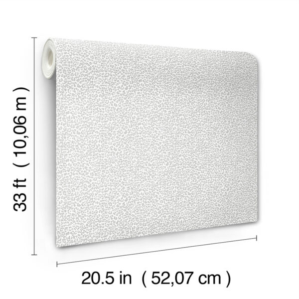 0093584 soul grey animal print wallpaper