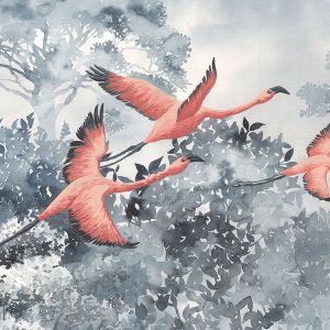 Flamingos in the Sky