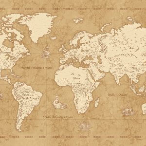 Vintage World Map