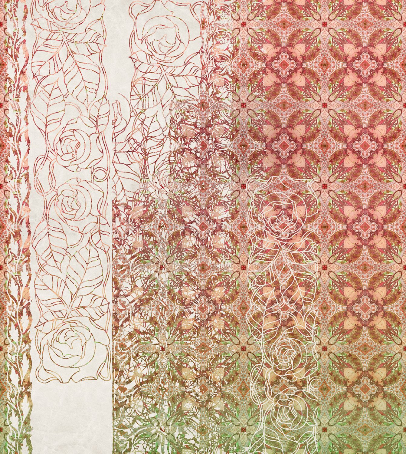 Art Nouveau Rouge