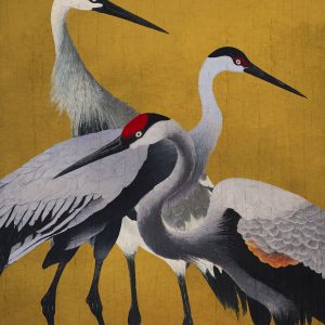 Yellow Cranes