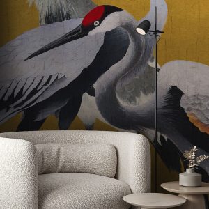 Yellow Cranes