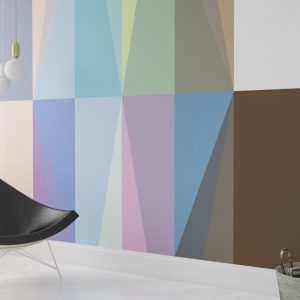 Gem Stone Rhombus apricot-blue-mocca