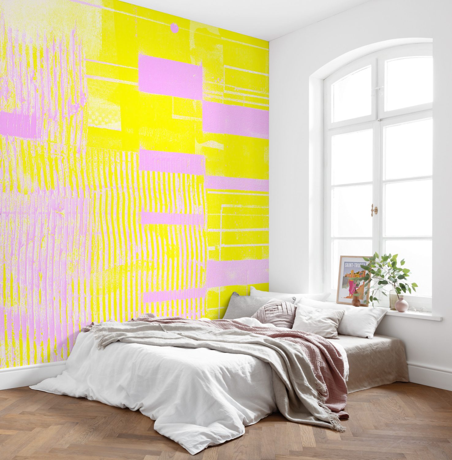 Fringe Upswept yellow-rose