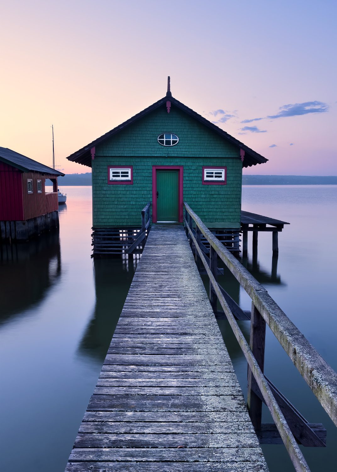 Das grune Bootshaus