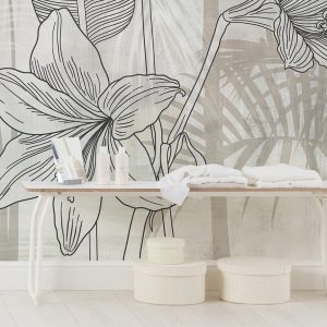 Linierte Lilien