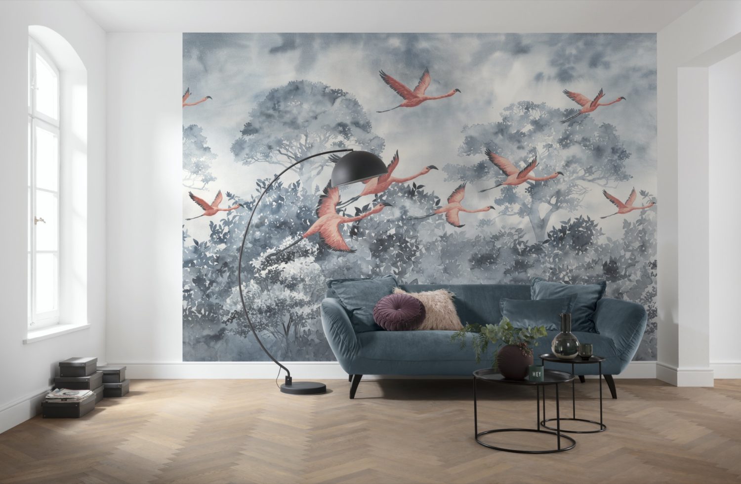 Flamingos in the Sky