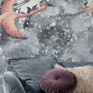 Flamingos in the Sky