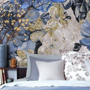 Vintage blue Garden