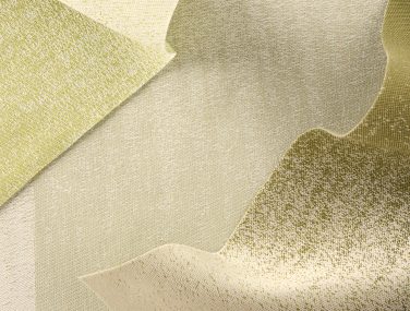Rey curtain fabric gold close up