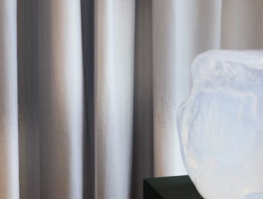 Reycurtain fabric in situ hanging shot