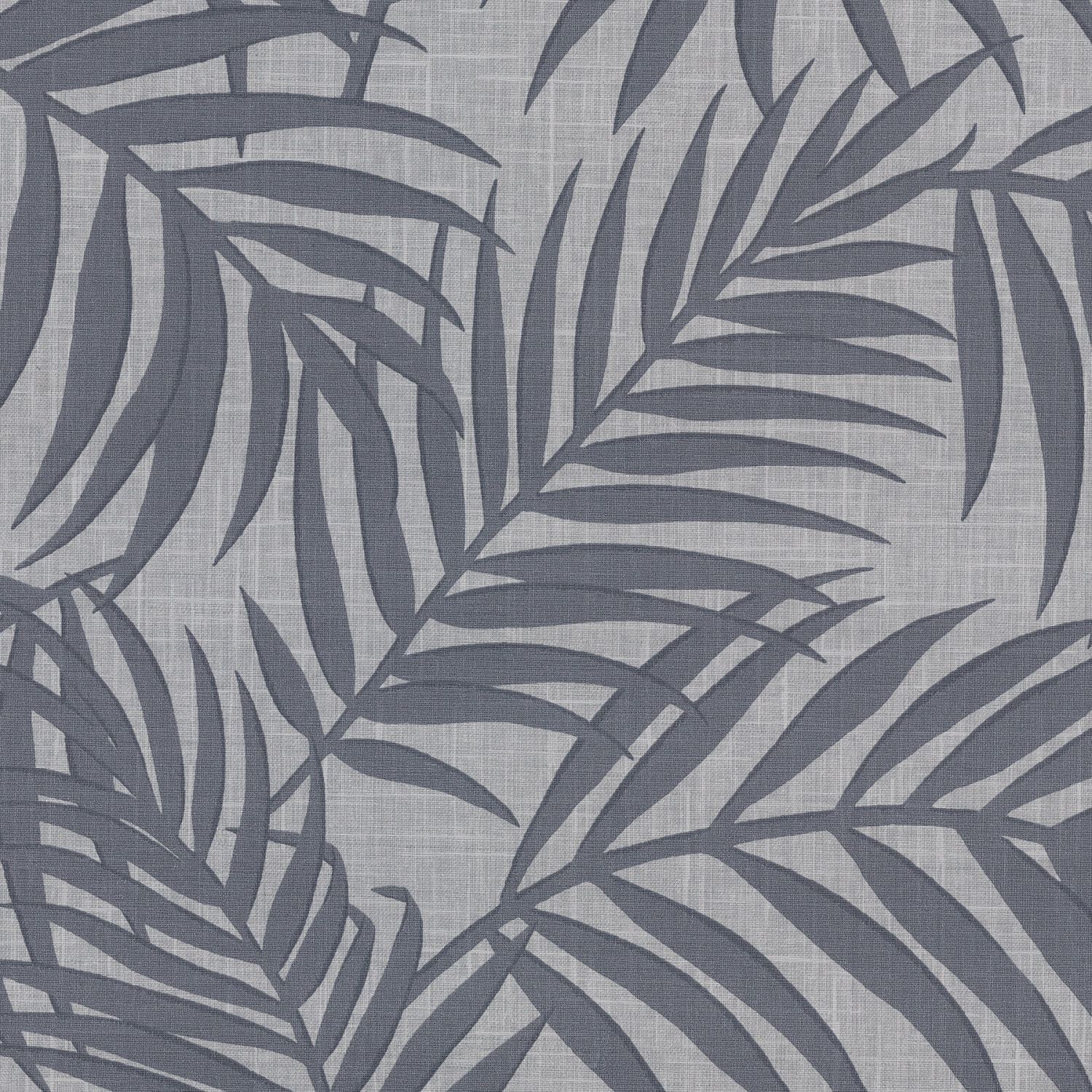 Lanai Pewter Fronds Wallpaper