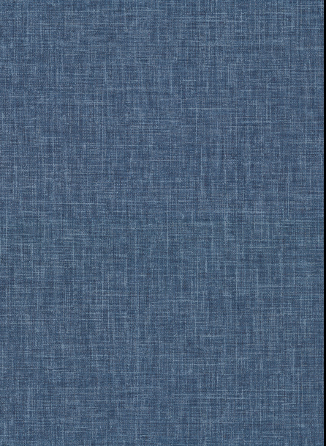 Upton Indigo Faux Linen Wallpaper