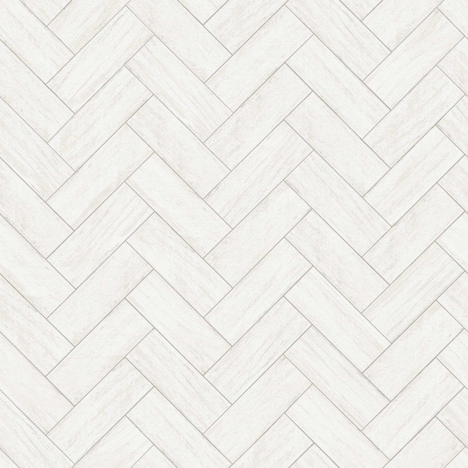 Kaliko White Wood Herringbone Wallpaper