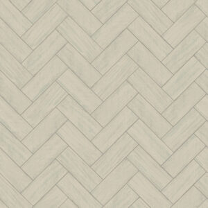 Kaliko Green Wood Herringbone Wallpaper