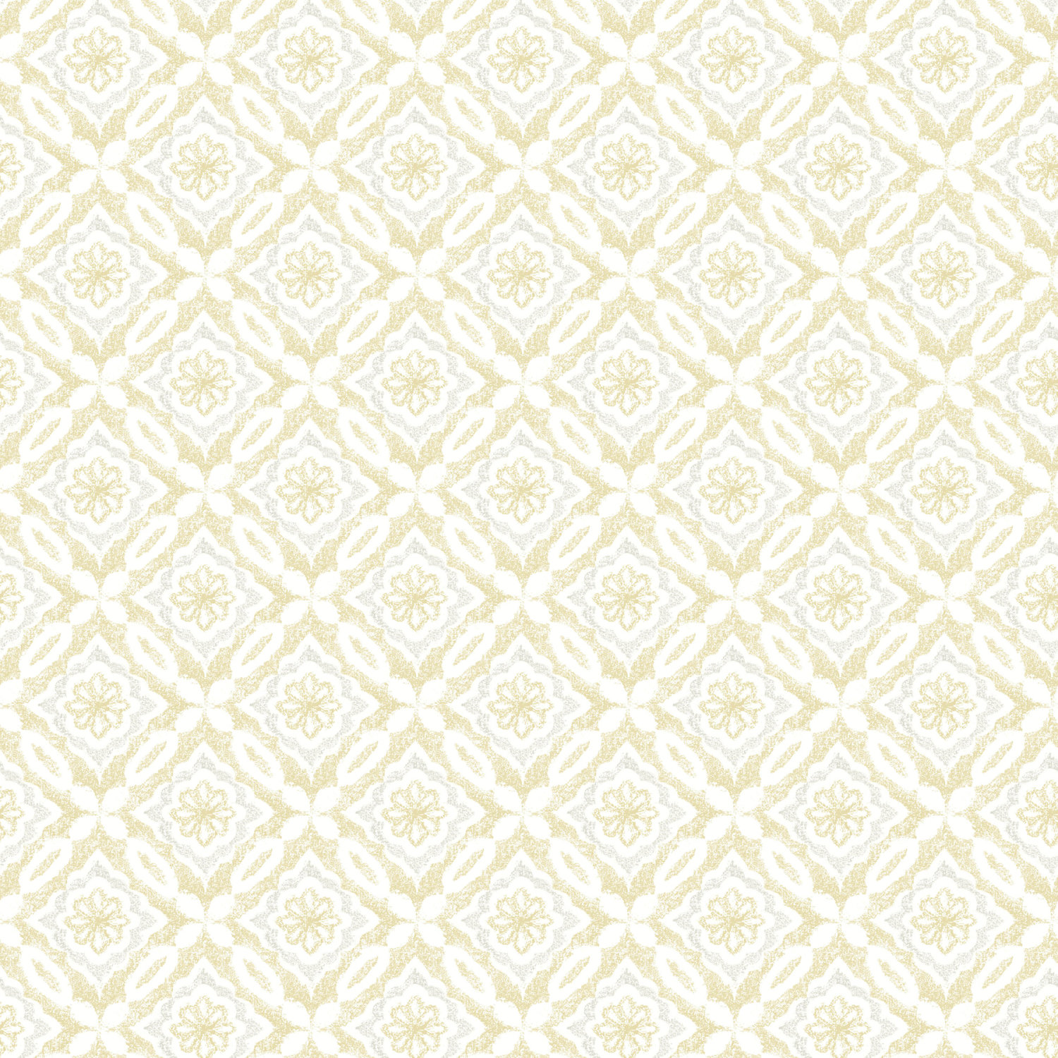 Hugson Yellow Quilted Damask Wallpaper