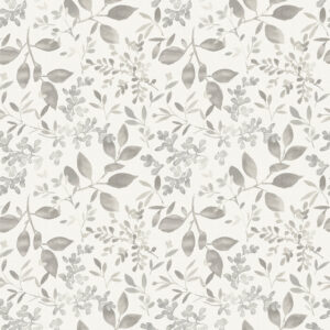Tinker Grey Woodland Botanical Wallpaper