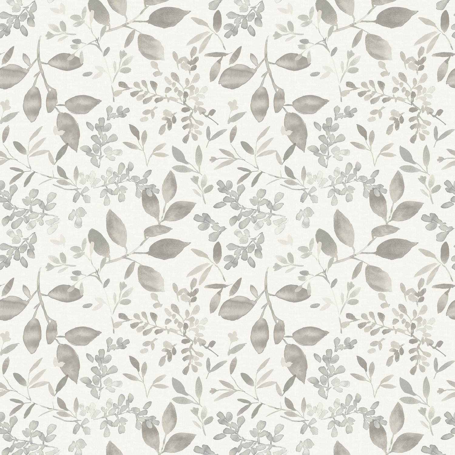 Tinker Grey Woodland Botanical Wallpaper