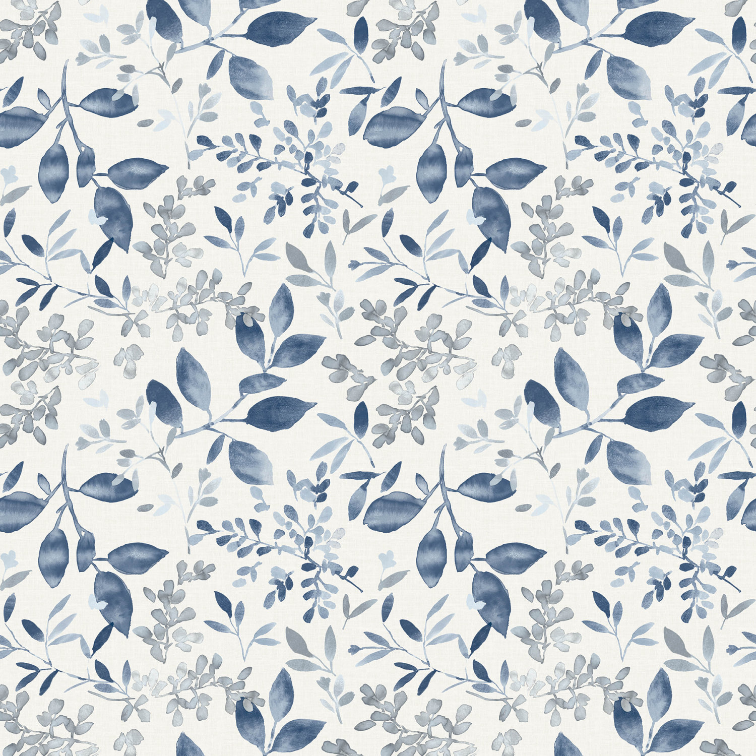 Tinker Navy Woodland Botanical Wallpaper