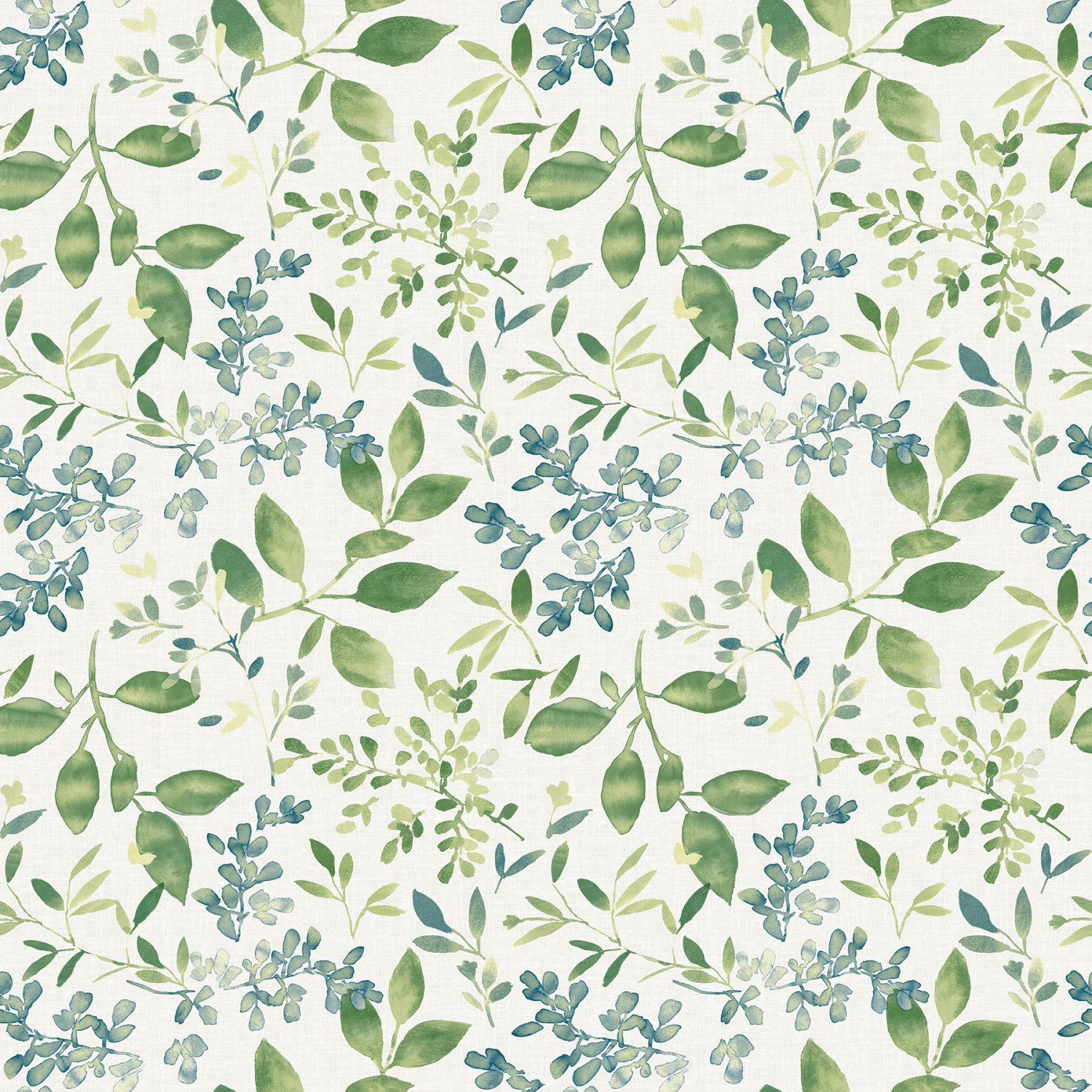Tinker Green Woodland Botanical Wallpaper