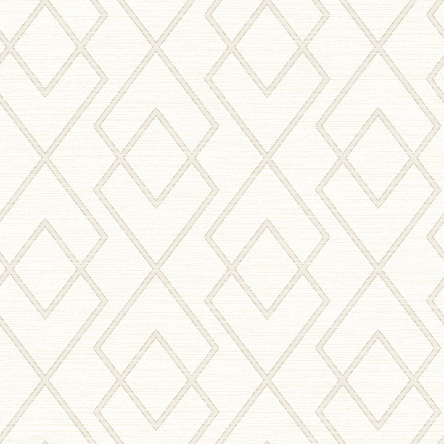 Blaze Taupe Trellis Wallpaper