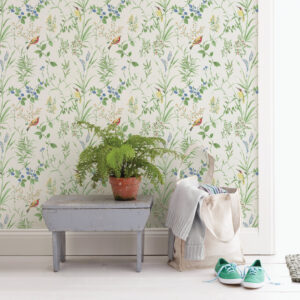 Imperial Garden Multicolour Botanical Wallpaper