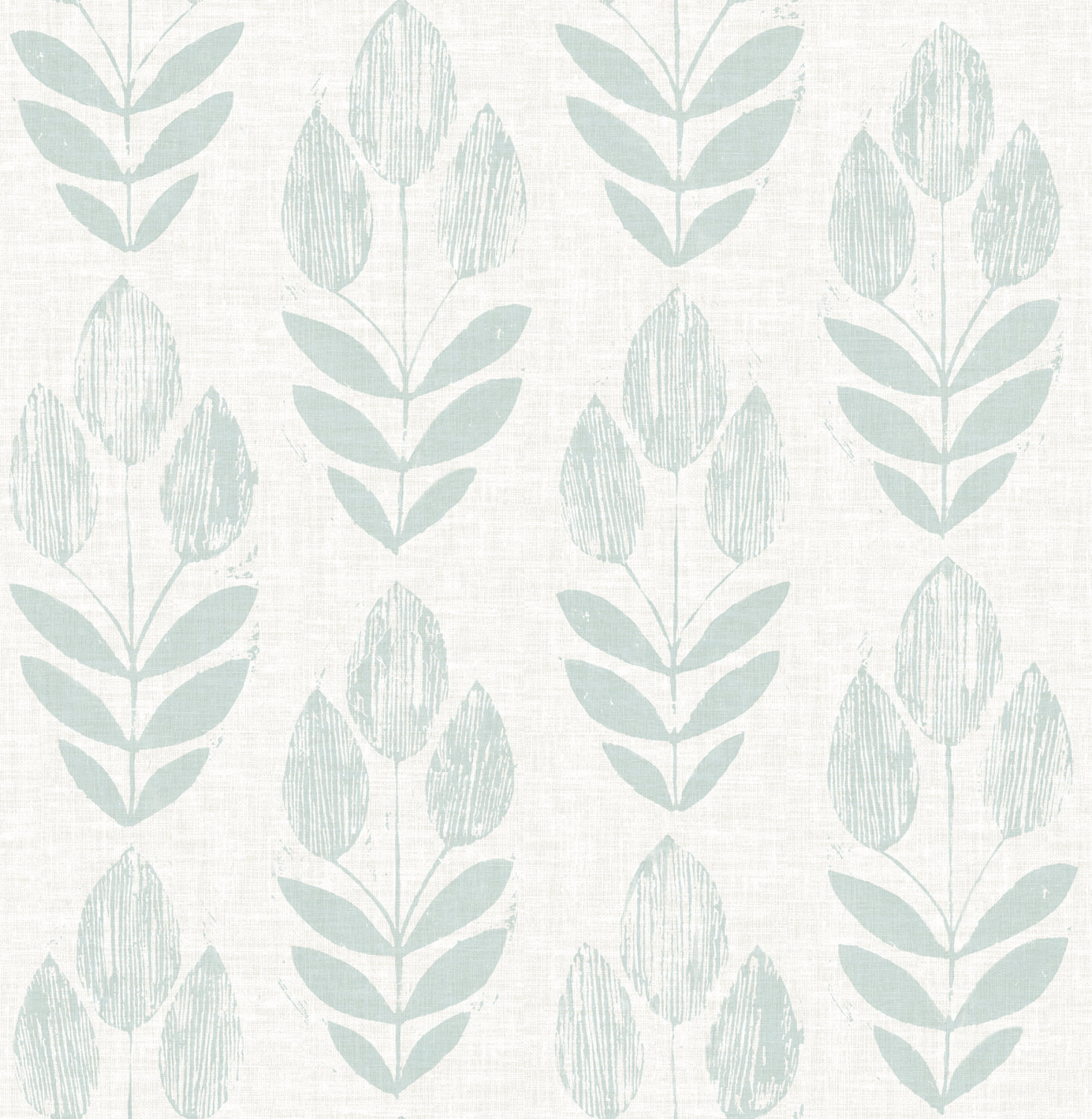 Garland Teal Block Tulip Wallpaper